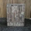 Product image 3 of the product “Wall Art - Human Tribe, made from recycelt wood. 60 x 80 cm ”